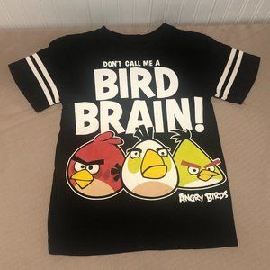 Angry Bird Don't Call Me A Bird Brain Boys Large 100% Cotton